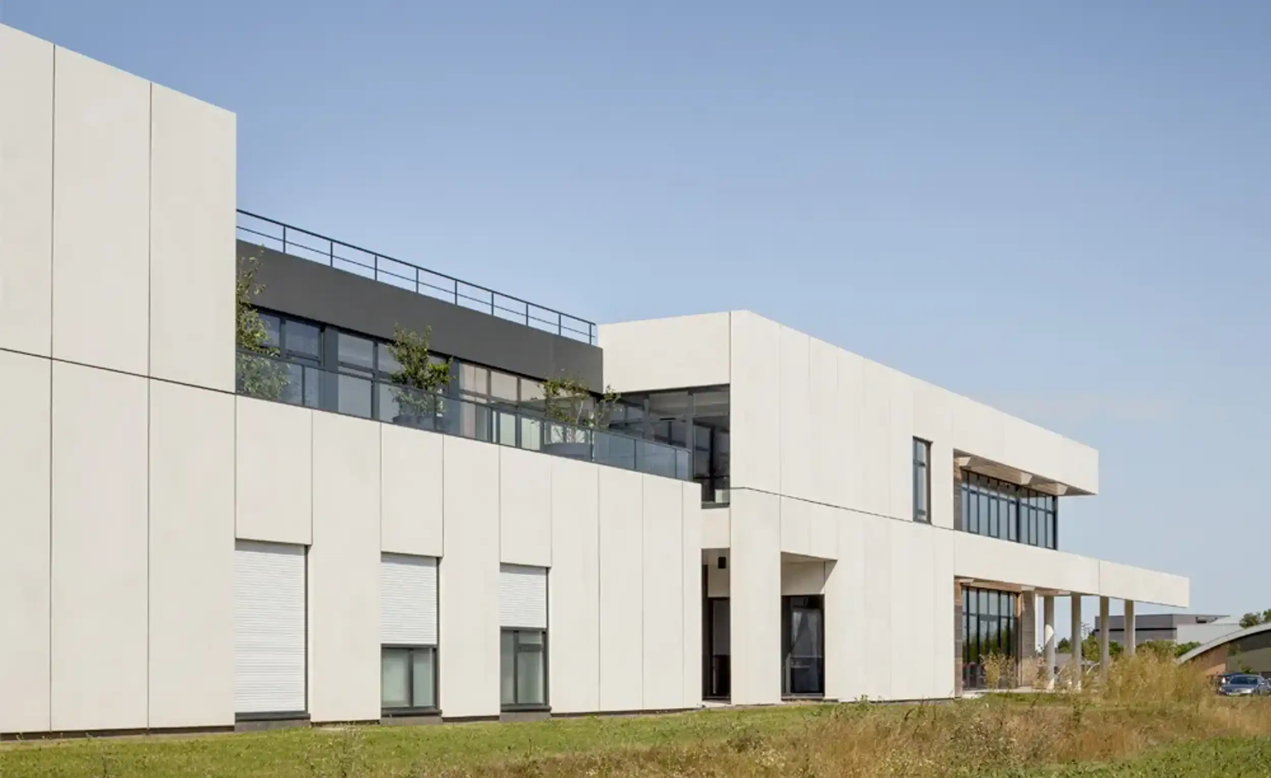Vue ensemble bâtiment de la DSI du Calvados