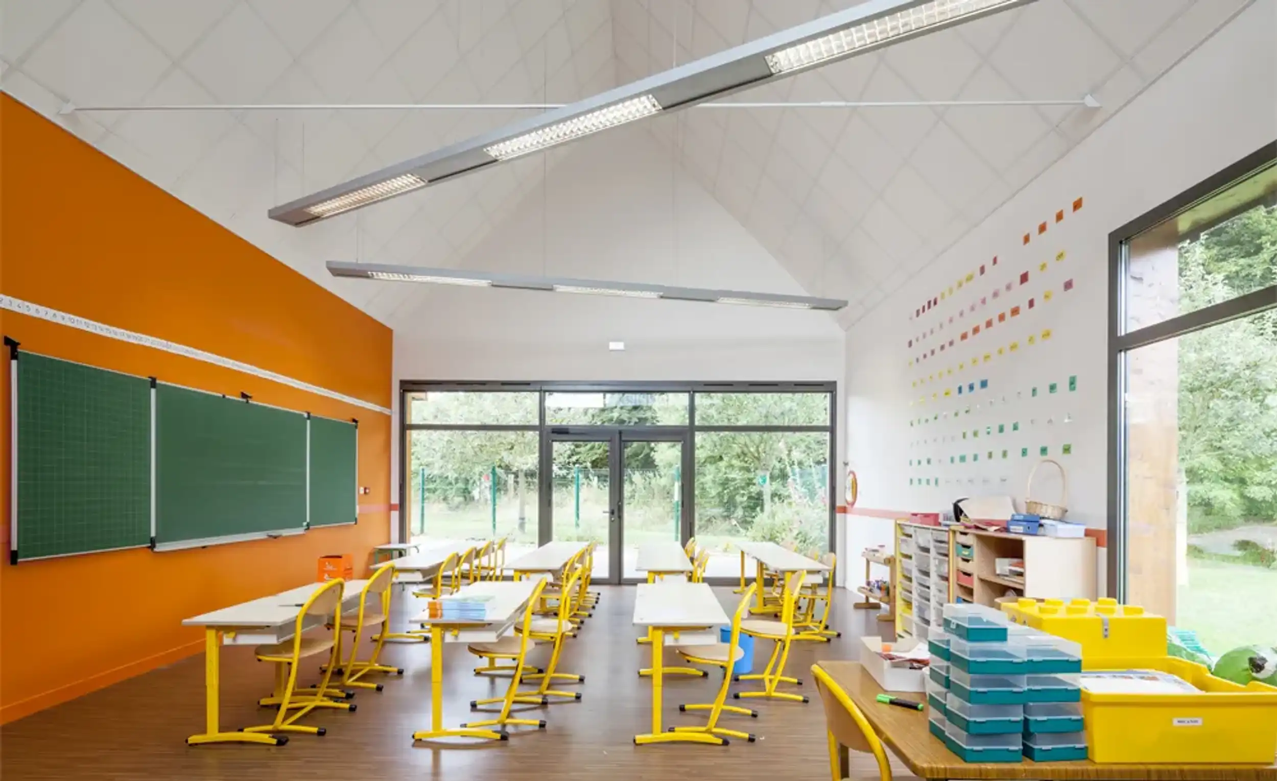 Salle de classe école maternelle les Rainettes à Équemauville