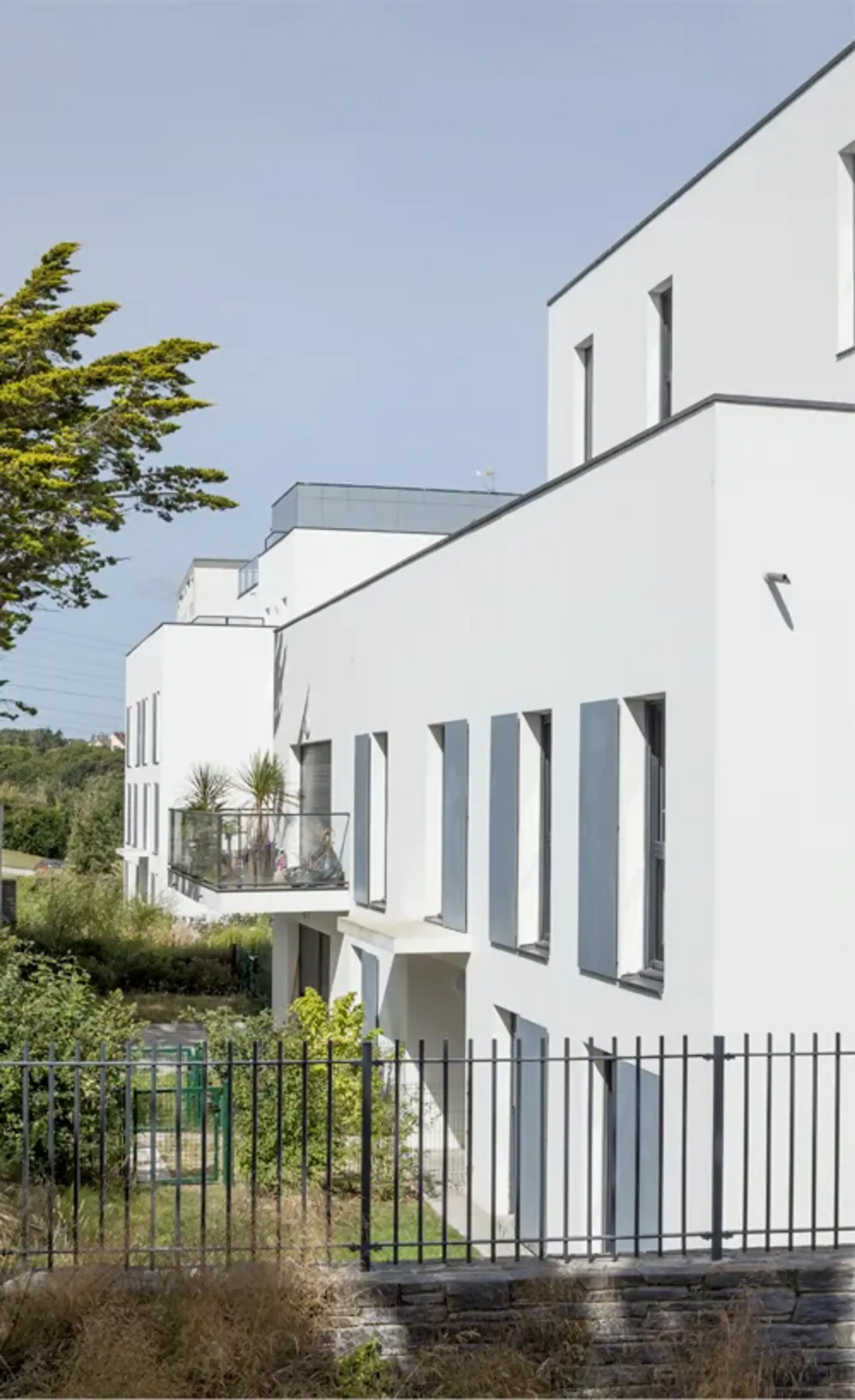 façades extérieures logements collectifs de l’Amont Quentin