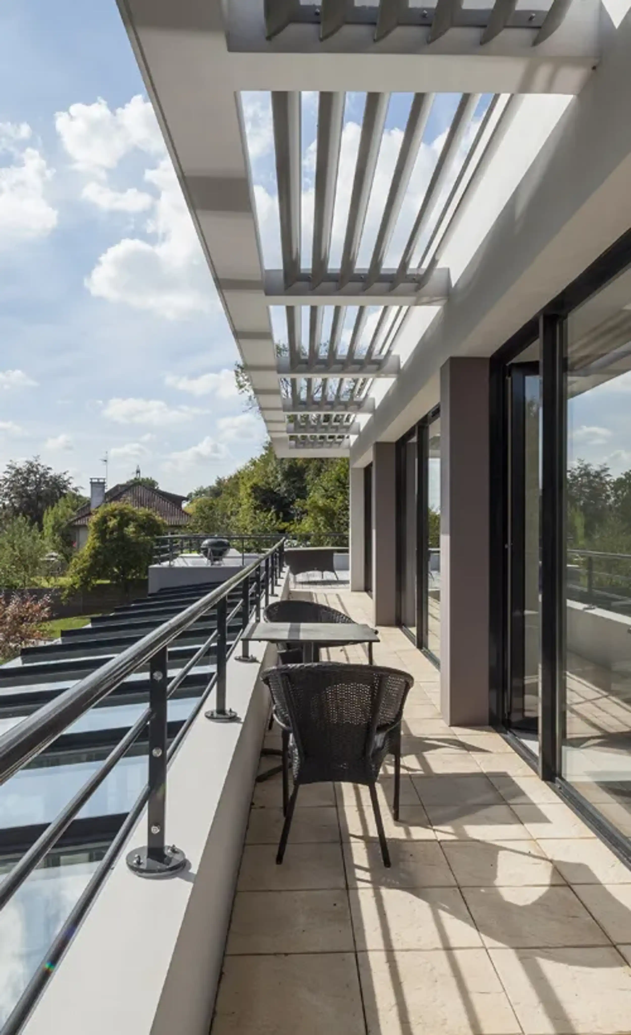 vue balcon maison Manche